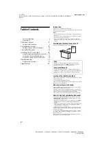 Предварительный просмотр 2 страницы Sony BRAVIA KD-43X8500F Reference Manual