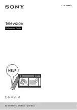 Sony BRAVIA KD-43XF80 Series Operator'S Reference Manual preview