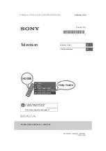 Предварительный просмотр 1 страницы Sony Bravia KD-43XG7005 Reference Manual