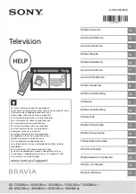 Предварительный просмотр 2 страницы Sony Bravia KD-43XG80 series Reference Manual