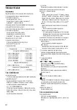 Preview for 78 page of Sony Bravia KD-43XH85 Series Reference Manual