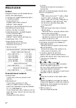 Preview for 118 page of Sony Bravia KD-43XH85 Series Reference Manual