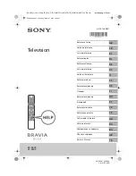 Preview for 1 page of Sony Bravia KD-48A9 Reference Manual