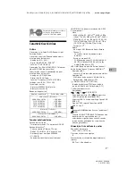 Preview for 47 page of Sony Bravia KD-48A9 Reference Manual