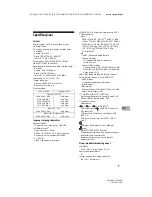 Preview for 87 page of Sony Bravia KD-48A9 Reference Manual