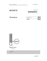 Sony BRAVIA KD-48A9S Reference Manual preview