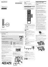 Sony Bravia KD-49X8500H Reference Manual preview