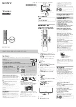 Sony BRAVIA KD-50X75 Reference Manual preview