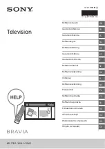 Preview for 1 page of Sony BRAVIA KD-55A1 Reference Manual