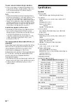 Preview for 18 page of Sony BRAVIA KD-55A1 Reference Manual