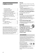 Preview for 88 page of Sony BRAVIA KD-55A1 Reference Manual