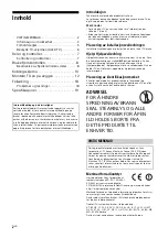 Preview for 214 page of Sony BRAVIA KD-55A1 Reference Manual