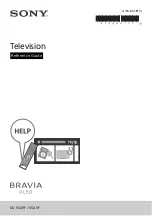 Sony BRAVIA KD-55A9F Reference Manual preview