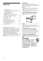 Preview for 266 page of Sony BRAVIA KD-55AF9 Reference Manual