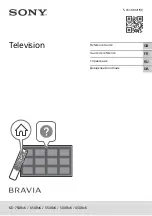 Preview for 1 page of Sony Bravia KD-55X8 K Series Reference Manual