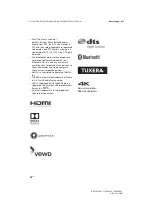 Preview for 22 page of Sony Bravia KD-60X8300F Reference Manual