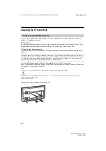 Предварительный просмотр 12 страницы Sony BRAVIA KD-60XF83 Series Reference Manual