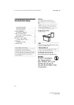 Предварительный просмотр 116 страницы Sony BRAVIA KD-60XF83 Series Reference Manual