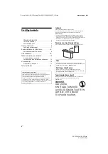 Предварительный просмотр 148 страницы Sony BRAVIA KD-60XF83 Series Reference Manual