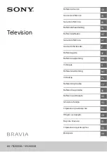 Sony BRAVIA KD-65S9005B Reference Manual предпросмотр