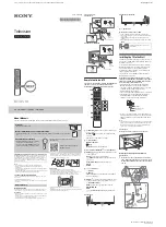 Sony Bravia KD-65X7400H Reference Manual preview