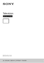 Sony Bravia KD- 65X9000B Reference Manual preview