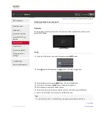 Предварительный просмотр 99 страницы Sony Bravia KD-65X9005A I-Manual