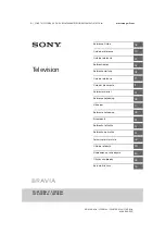 Sony Bravia KD-65XD85 series Reference Manual preview