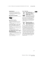 Preview for 7 page of Sony Bravia KD-65XD85 series Reference Manual