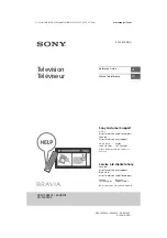 Sony Bravia KD-75X780F Reference Manual предпросмотр