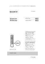 Sony BRAVIA KD-85X91CJ Reference Manual preview