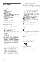 Preview for 16 page of Sony BRAVIA KD-85X9500B Reference Manual