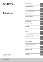 Sony Bravia KD-85X9505B Reference Manual предпросмотр