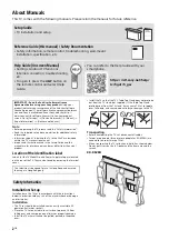 Preview for 2 page of Sony BRAVIA KD-85Z8H Reference Manual