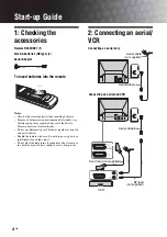 Preview for 4 page of Sony Bravia KDF-50E2010 Operating Instructions Manual