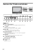 Preview for 12 page of Sony Bravia KDF-50E2010 Operating Instructions Manual