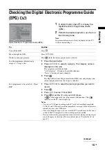 Preview for 15 page of Sony Bravia KDF-50E2010 Operating Instructions Manual