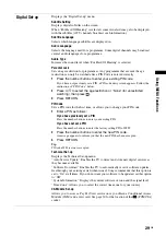 Preview for 29 page of Sony Bravia KDF-50E2010 Operating Instructions Manual