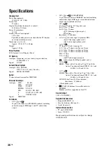 Preview for 36 page of Sony Bravia KDF-50E2010 Operating Instructions Manual