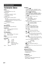 Preview for 76 page of Sony Bravia KDF-50E2010 Operating Instructions Manual