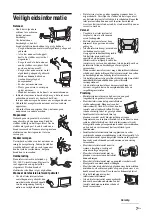 Preview for 87 page of Sony Bravia KDF-50E2010 Operating Instructions Manual