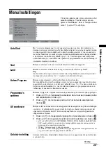 Preview for 105 page of Sony Bravia KDF-50E2010 Operating Instructions Manual