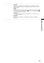 Preview for 107 page of Sony Bravia KDF-50E2010 Operating Instructions Manual