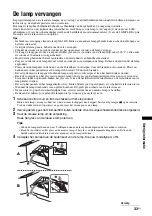 Preview for 113 page of Sony Bravia KDF-50E2010 Operating Instructions Manual