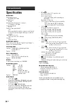 Preview for 116 page of Sony Bravia KDF-50E2010 Operating Instructions Manual