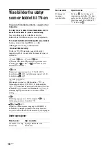 Preview for 178 page of Sony Bravia KDF-50E2010 Operating Instructions Manual