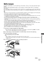 Preview for 193 page of Sony Bravia KDF-50E2010 Operating Instructions Manual