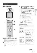 Preview for 13 page of Sony Bravia KDL-15G2000 Operating Instructions Manual