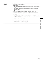 Preview for 23 page of Sony Bravia KDL-15G2000 Operating Instructions Manual