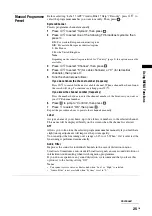 Preview for 25 page of Sony Bravia KDL-15G2000 Operating Instructions Manual